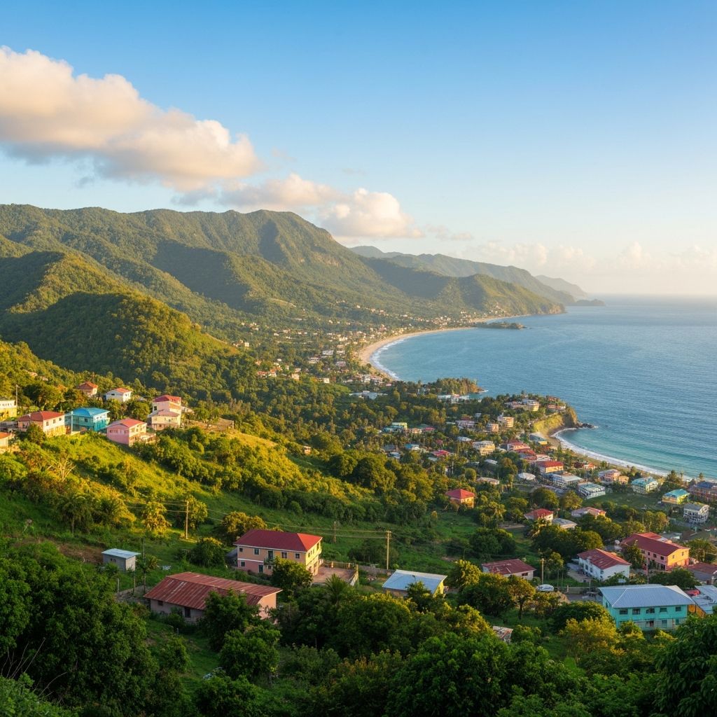 Vue du Sud d'Haiti