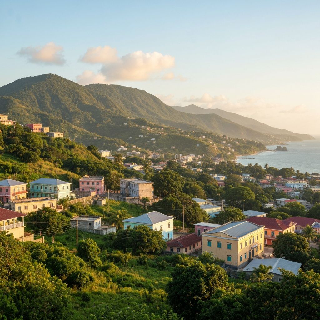 Vue du Sud d'Haiti
